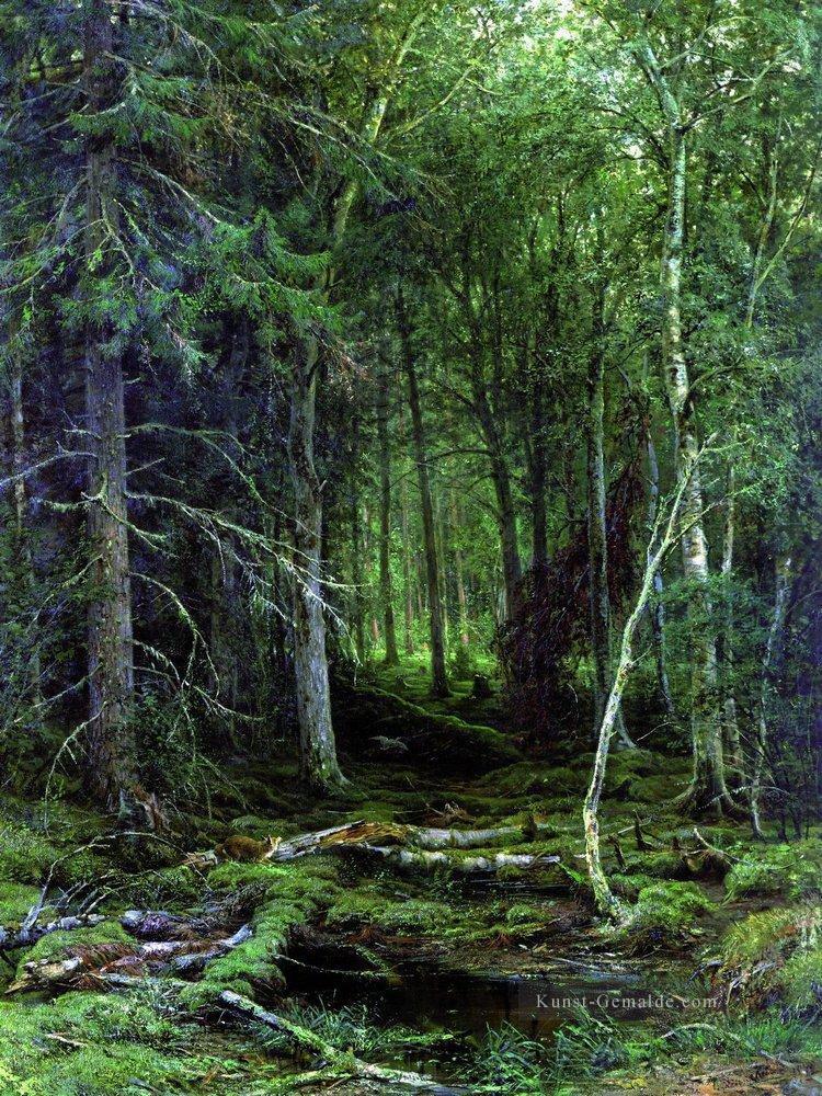 Backwoods 1872 klassische Landschaft Ivan Ivanovich Ölgemälde